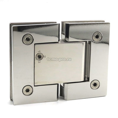 П500-2 петля с гидравлическим доводчиком стекло-стекло 180 AISI 304