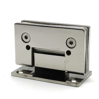 П079-304 Петля с регулируемым нулевым положением стена-стекло 90гр.